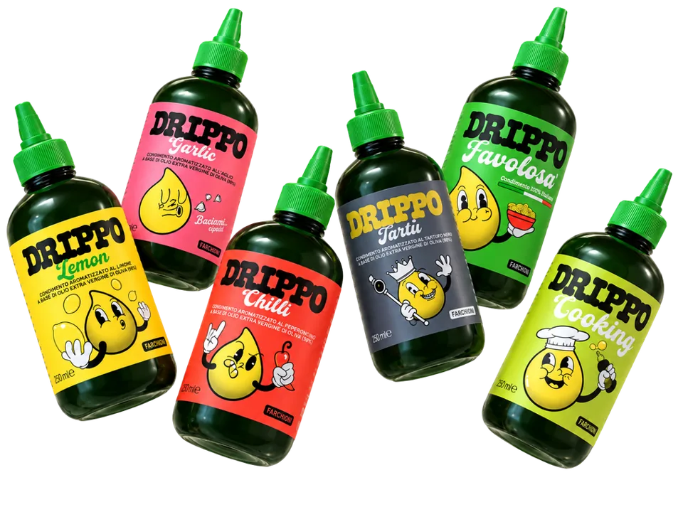 Le bottiglie Drippo